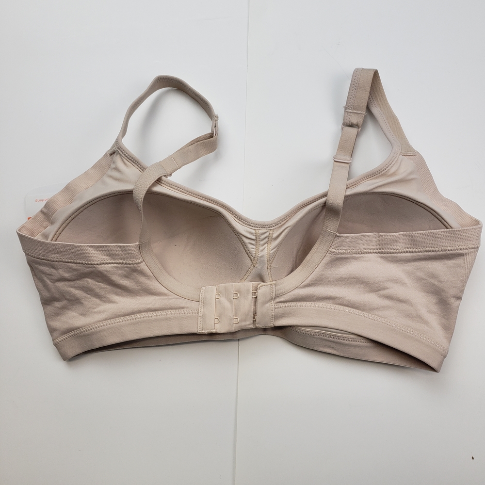 Warner's Soft Beige Bra Wireless Lightly Lined - Picture 2 of 5